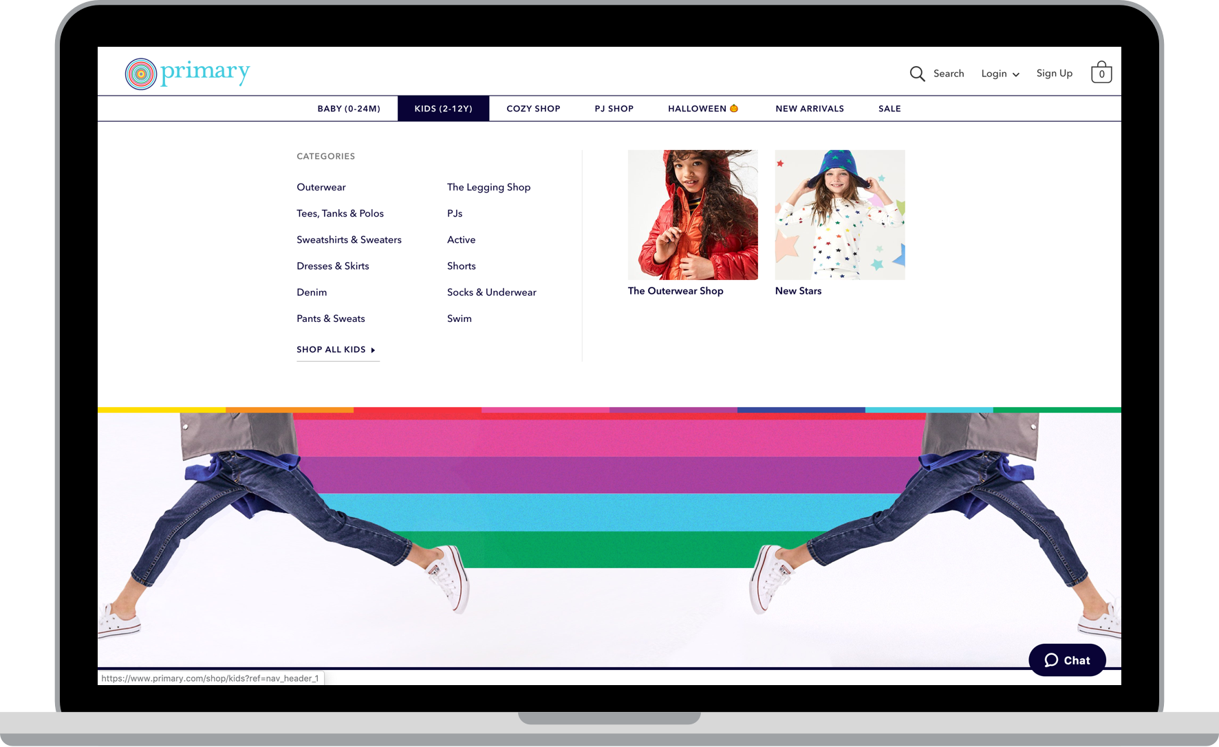 Desktop Navigation Flyout